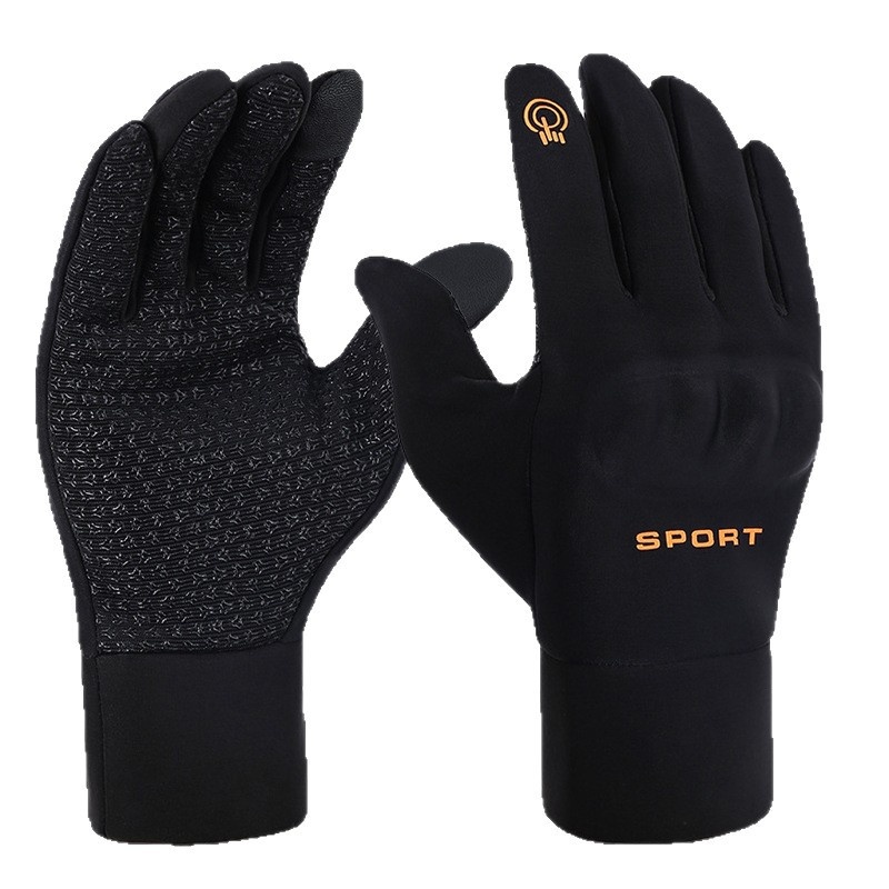 Junge Junge Junge Männer und Frauen Radfahren Warm Herbst Winter Winddicht Kältedicht Motorradfahren Fahrradfahren Skifahren Vollständiger Finger-Touchscreen_voghion.com