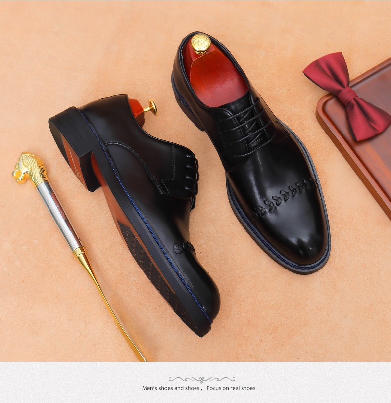 Voyage Hochwertige, handgefertigte Herren-Schnürschuhe aus Rindsleder – elegante Derby-Schuhe mit drei Gelenken_voghion.com