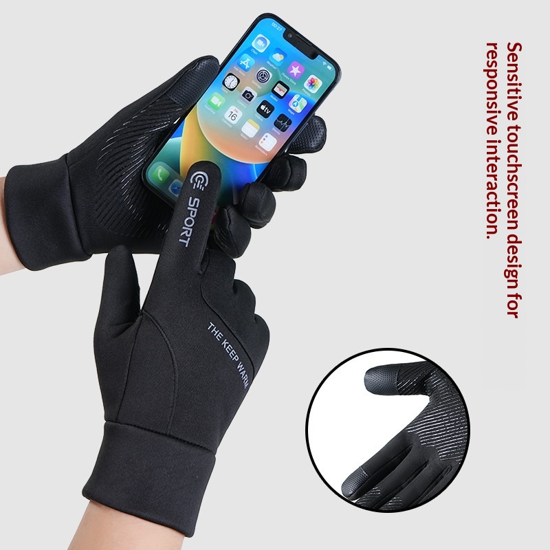 Monopattino elettrico invernale da uomo, foderato in pile, antivento, antifreddo, impermeabile, antiscivolo, touchscreen, per guida,_voghion.com