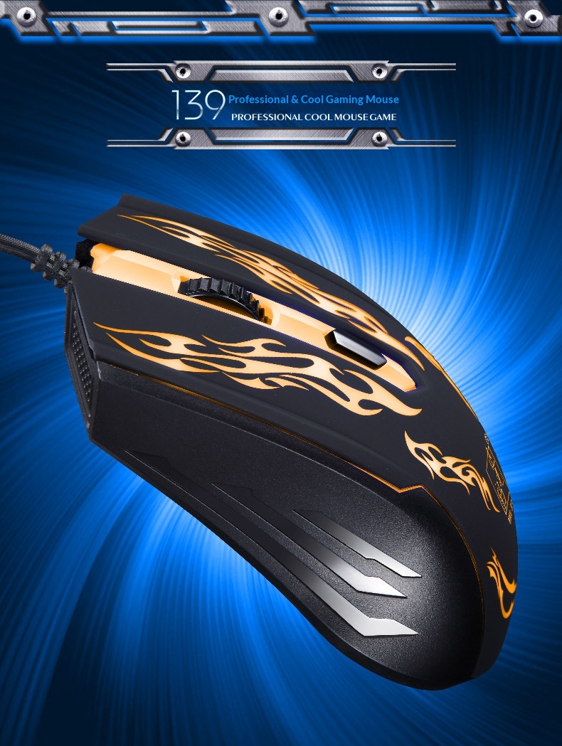 Digitex Digitex Wholesale Chasing Light Leopard 129 USB Wired Gaming Office Optical Mouse Mixed Batch_voghion.com