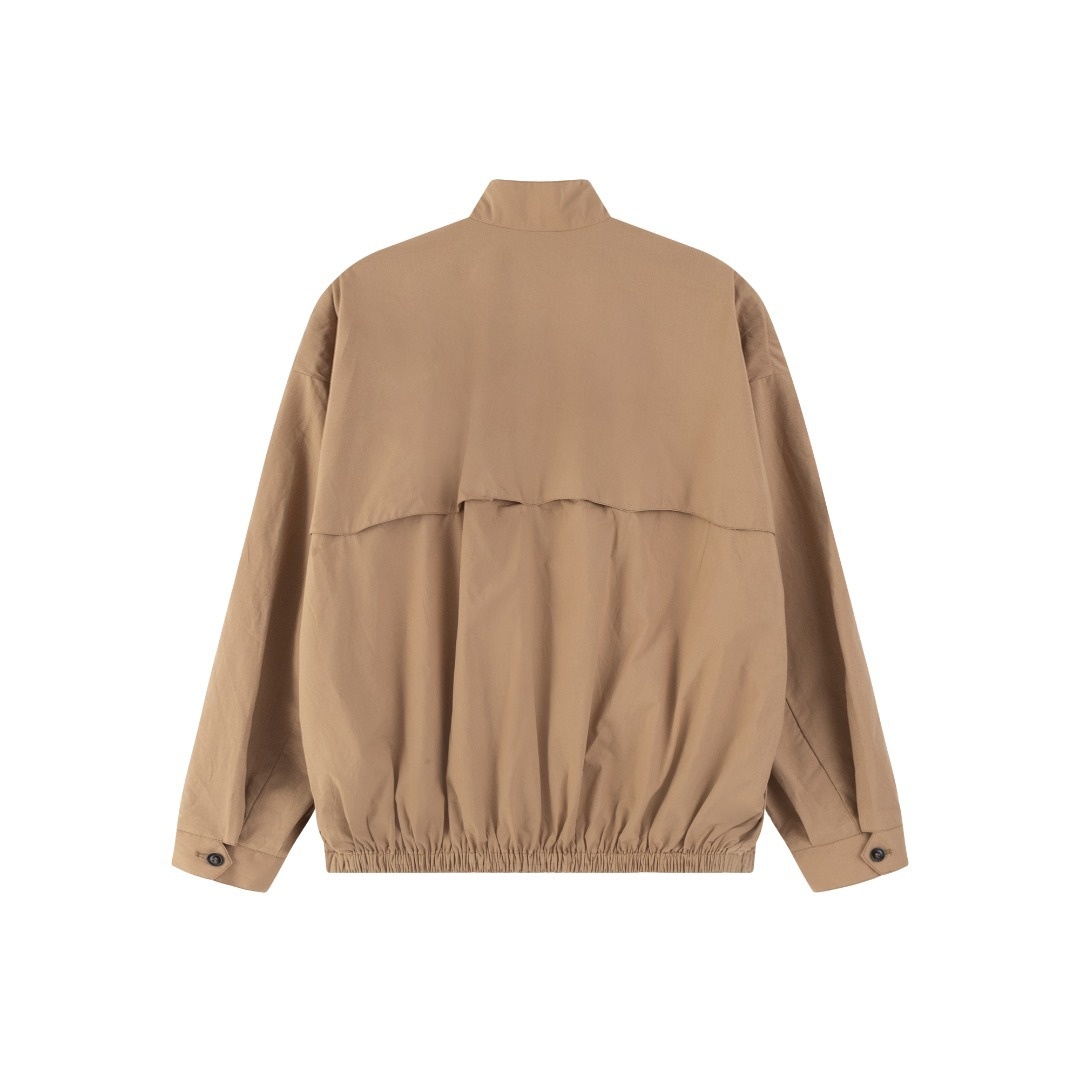 Veste en coton tendance pour homme et femme, automne-hiver, avec broderie sur la poitrine, une alternative abordable à_voghion.com