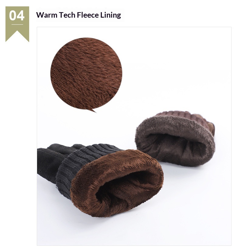 boy Boy Boy Pigskin Gloves Men Winter Fleece Lined Thickened Warm Motorcycle Riding Electric Bike Anti-Slip Outdoor Skiing_voghion.com