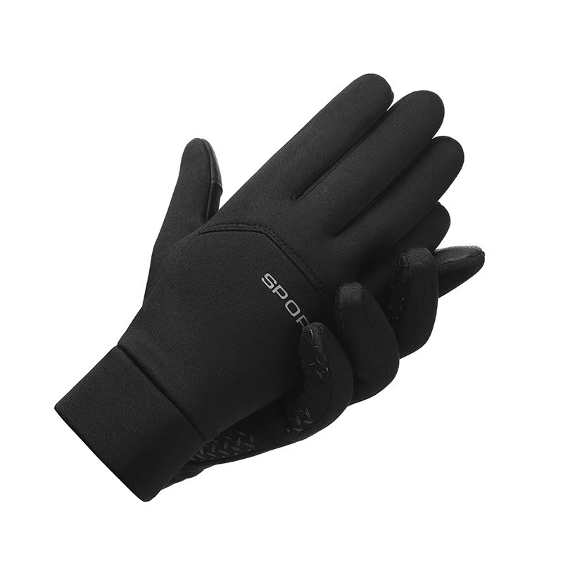 boy Boy Boy Outdoor Warm Gloves For Men, Autumn And Winter, Cycling Sports, Full Two Finger, Windproof, Waterproof, Cold Resistant,_voghion.com