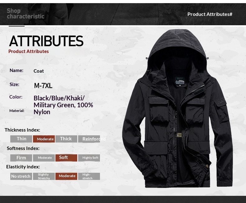 Veste homme Boy Cross-Border grande taille, séchage rapide, coupe ample, imperméable et coupe-vent pour sports de plein air_voghion.com