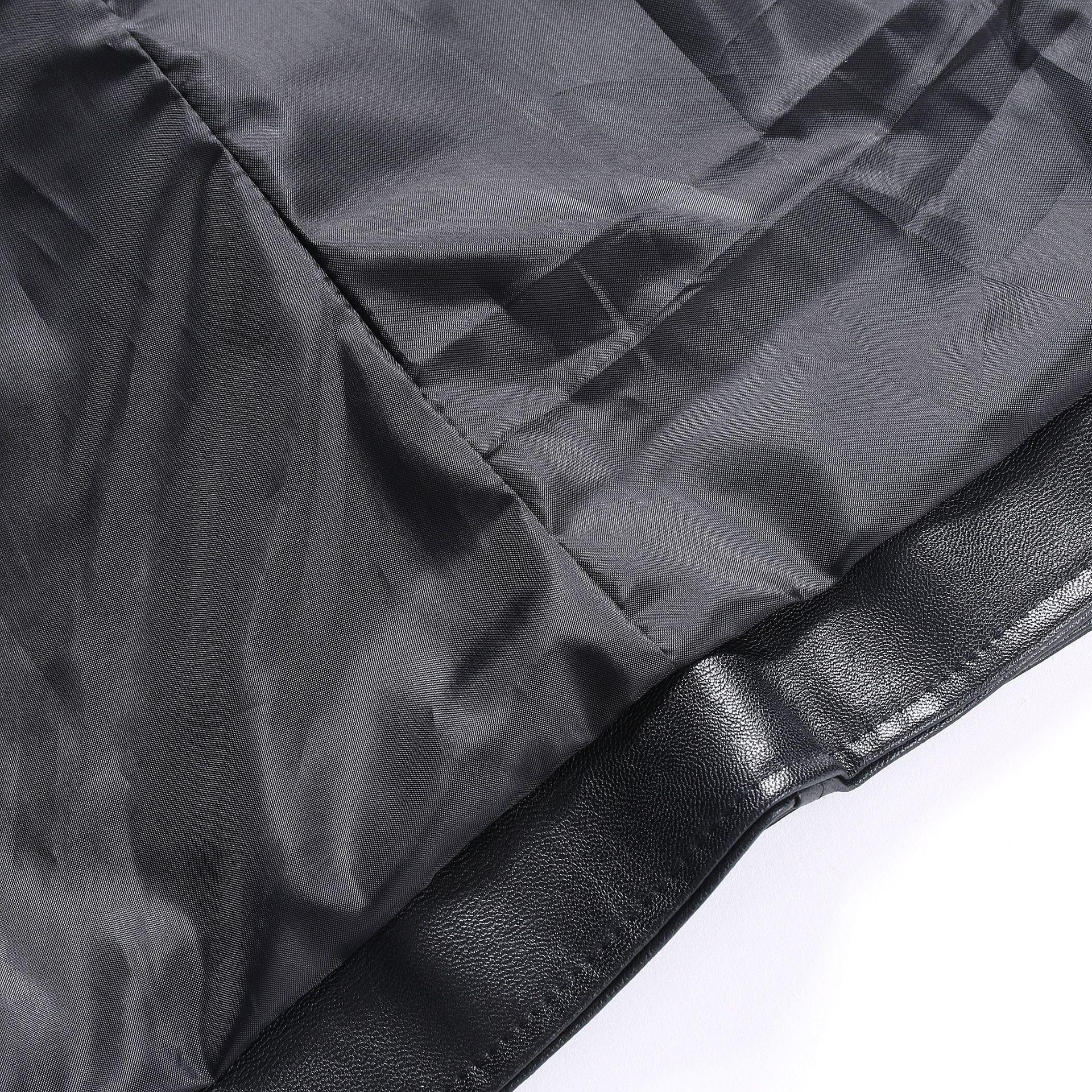 boy 2023 New Men's Motorcycle Jacket European And American Slim Fit Cross-Border PU Leather Vest For Men_voghion.com