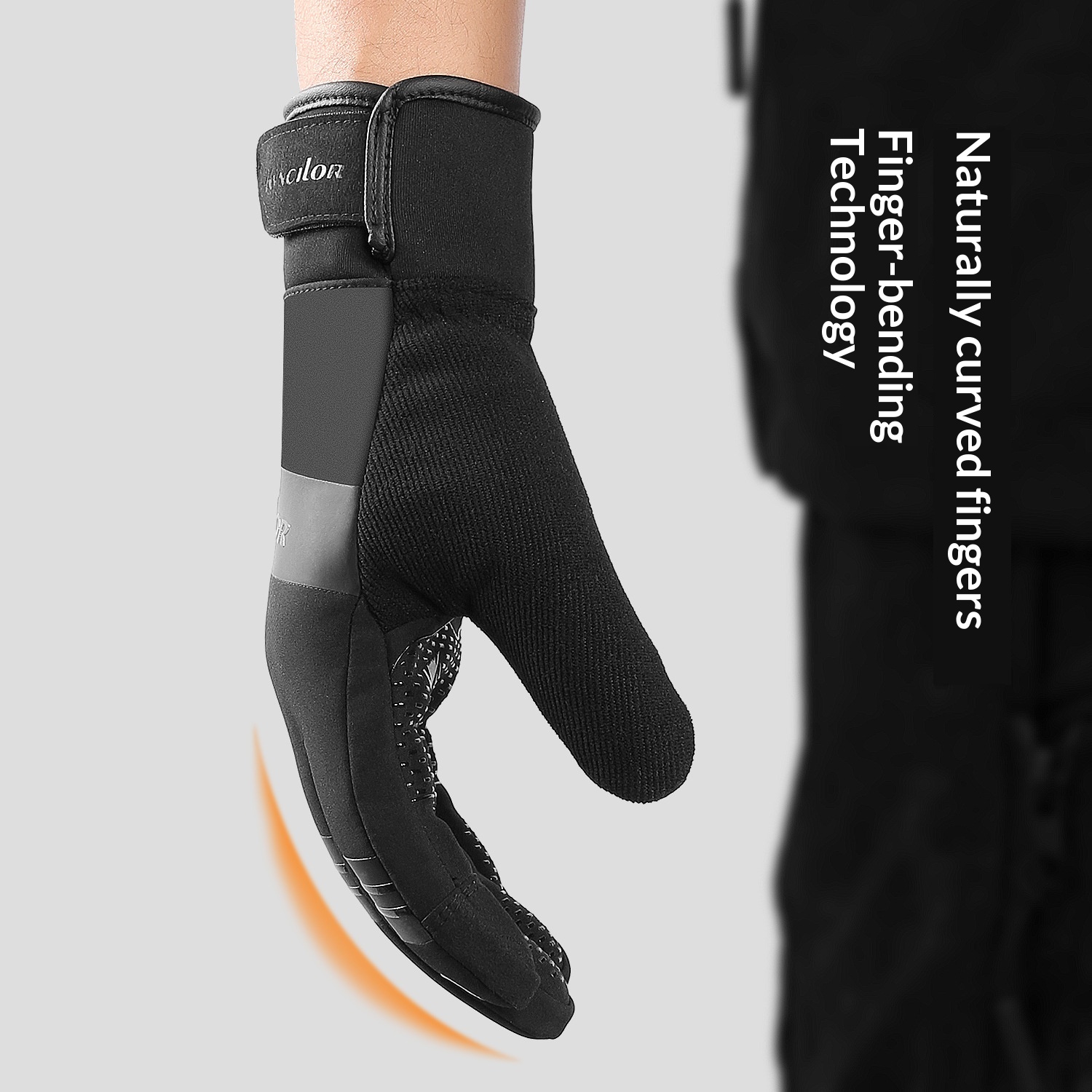 Guanti da ciclismo da esterno per uomo, autunno e inverno, impermeabili, antiscivolo, comodi, foderati in pile, ispessiti,_voghion.com