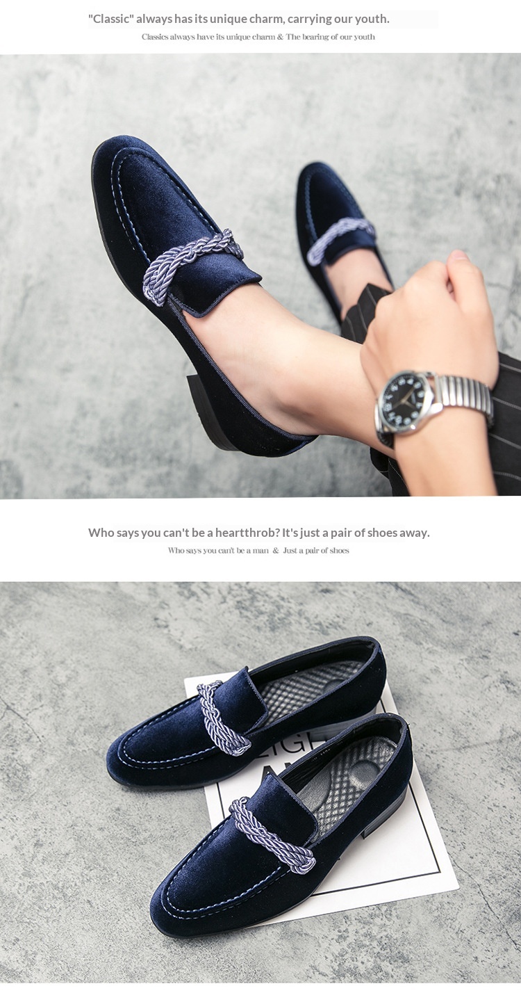 Voyage Voyage British Style Suede Loafers Cross-Border Large Size Men's 38-48 Sizes 2024 New Braided Personality Leather Shoes_voghion.com