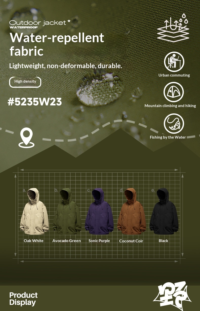 boy Boy Jie Zhan Clothing|Mountain Style 3D Zipper Bag Windproof Hooded Jacket 2025 Men's Spring And Autumn Outdoor Coat_voghion.com