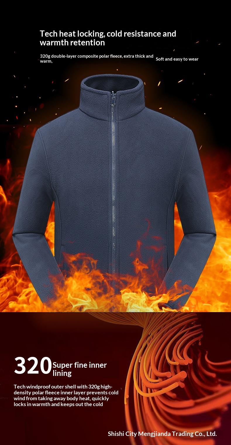 Jungen Herbst Winter Hardshell Paar Freizeitjacke Winddicht Warm Wasserdicht Fleece Herren Damen Zweiteiliges Set Gruppenkauf_voghion.com