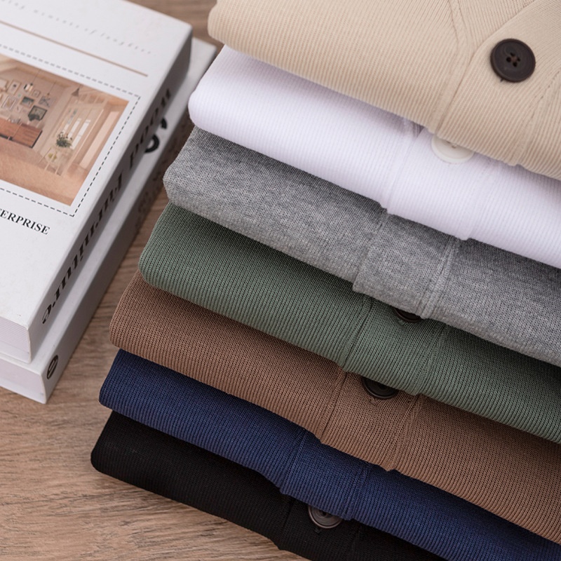 Cardigan lavorato a maglia per donna, lavabile in lavatrice, felpa con scollo a V in cotone Xinjiang, cardigan da donna, giacca piccola per_voghion.com