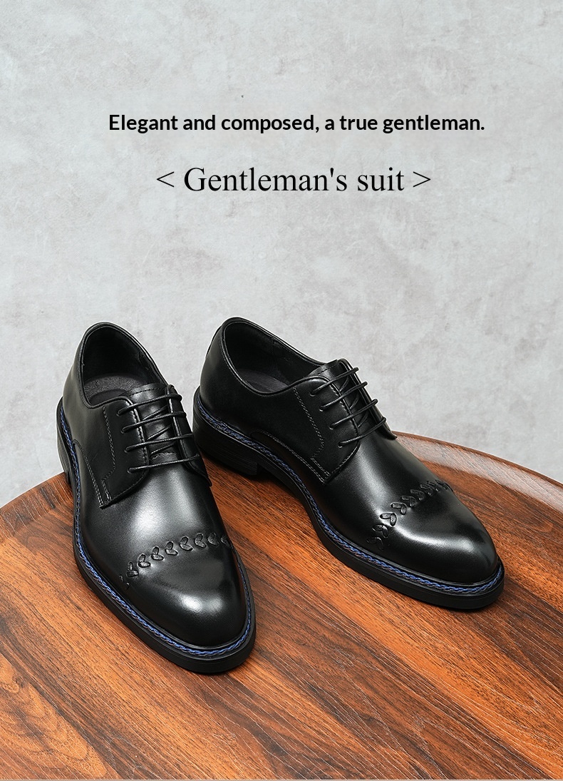 Scarpe da uomo in vera pelle retrò Voyage, stile business europeo e americano, formali, in pelle bovina a tre giunture, taglia grande_voghion.com