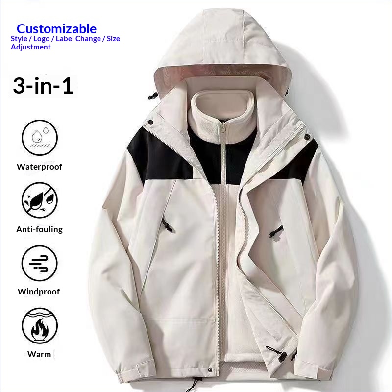 boy Boy 2025 New Outdoor Single Coat Jacket Casual Unisex Multi-color Group Purchase Three-in-One Thickened Top_voghion.com