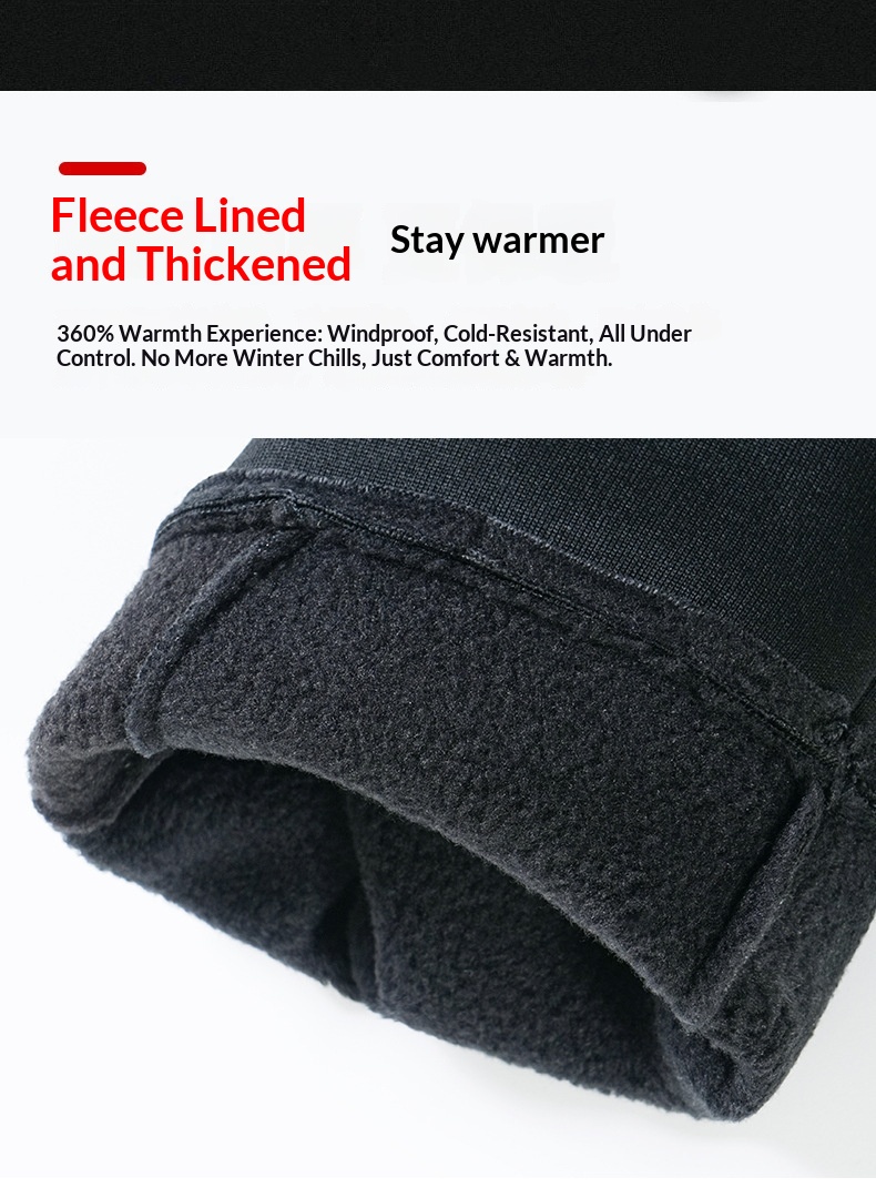 Monopattino elettrico invernale da uomo, foderato in pile, antivento, antifreddo, impermeabile, antiscivolo, touchscreen, per guida,_voghion.com