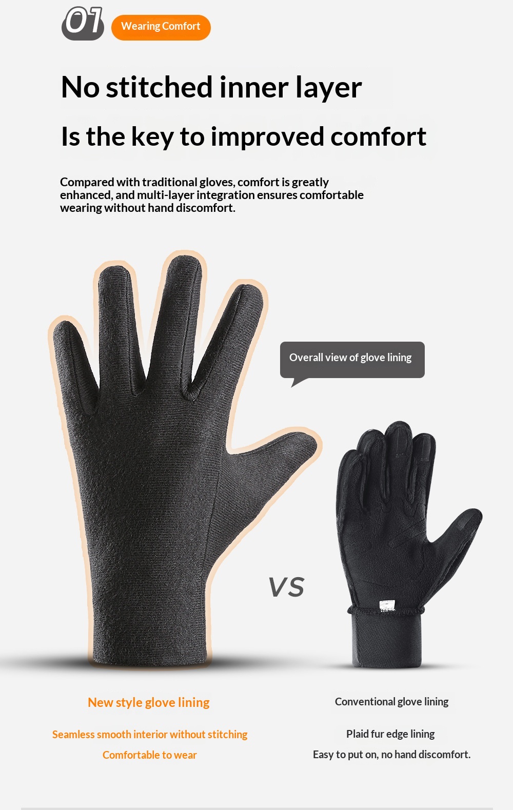 Guanti da ciclismo da esterno per uomo, autunno e inverno, impermeabili, antiscivolo, comodi, foderati in pile, ispessiti,_voghion.com