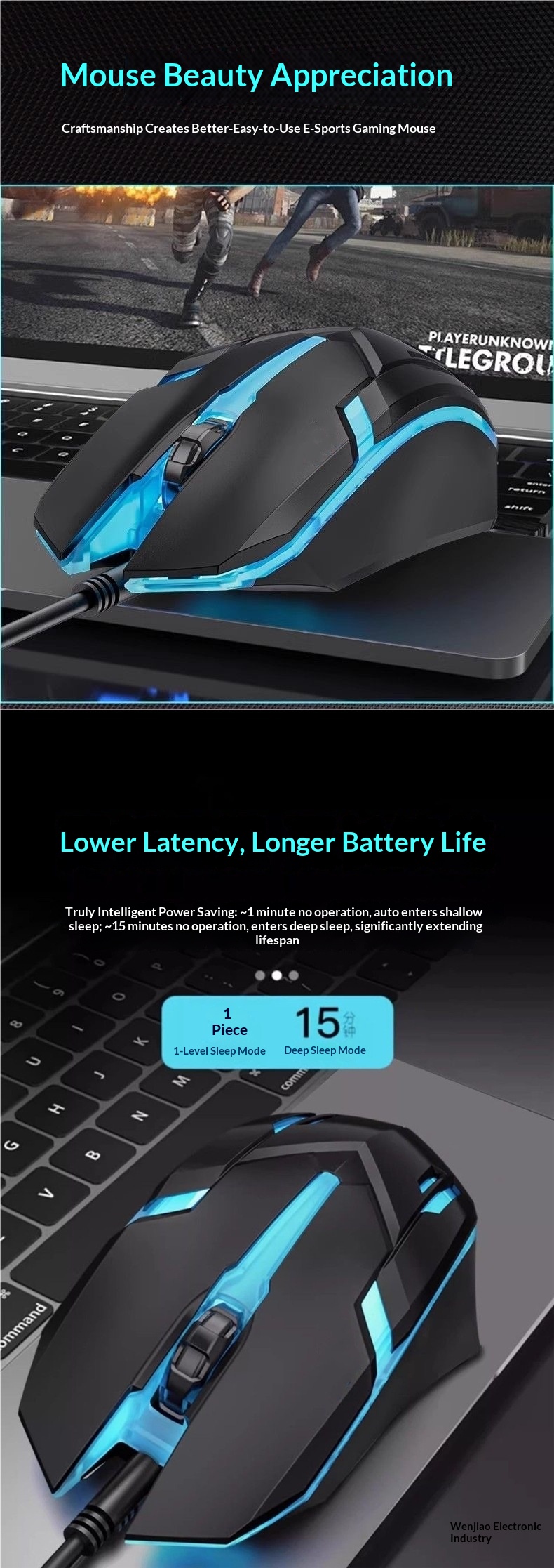 Digitex Digitex Glowing Gaming Wired E-sports Computer USB Adatto per laptop Dell da uomo e da donna Mouse Corpo umano_voghion.com