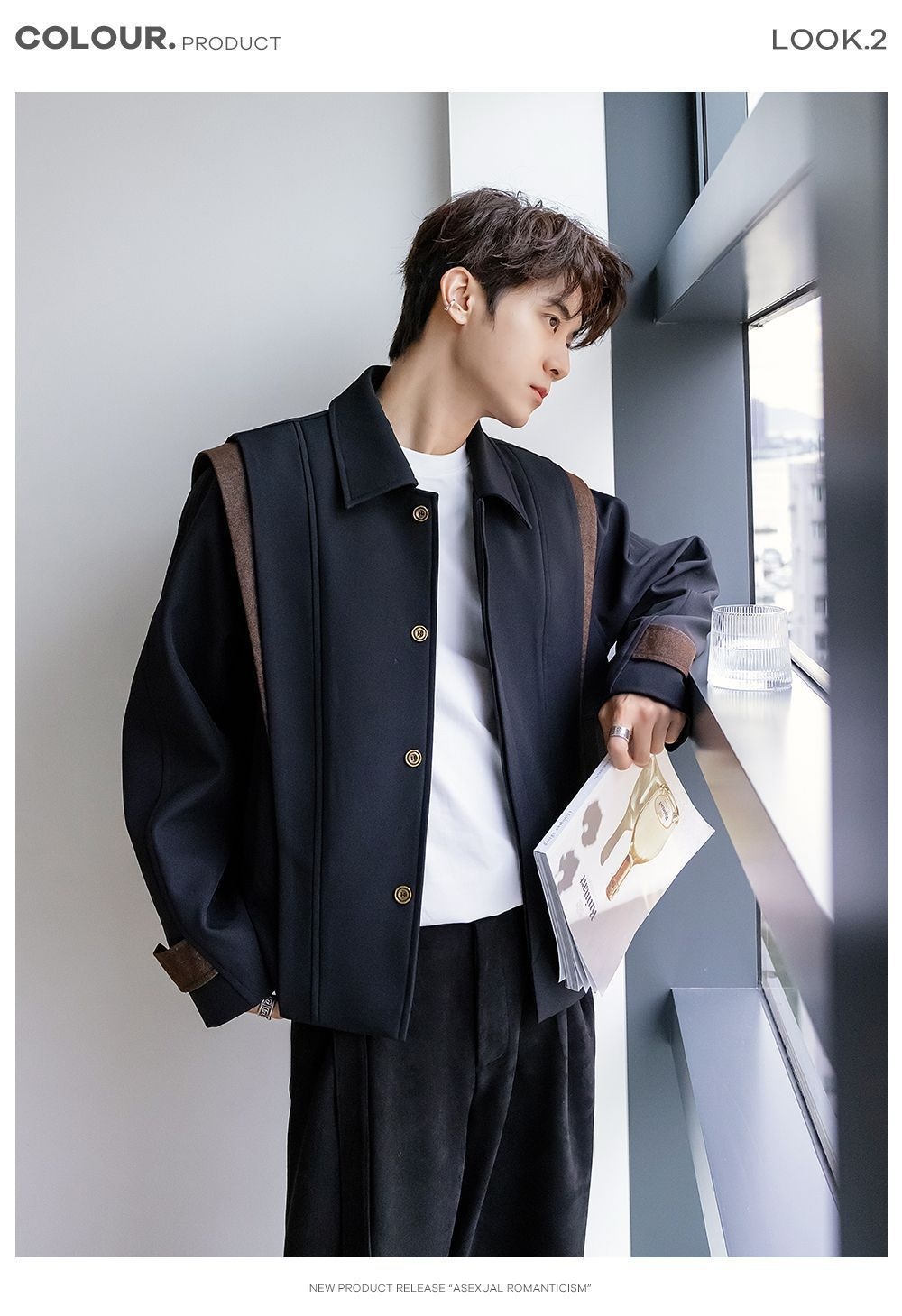 Jungen-Herbstjacke im Patchwork-Design mit Umlegekragen – Trendiges und vielseitiges Herrenoberteil (2025)_voghion.com