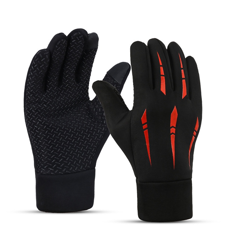 Junge Junge Junge Männer und Frauen Radfahren Warm Herbst Winter Winddicht Kältedicht Motorradfahren Fahrradfahren Skifahren Vollständiger Finger-Touchscreen_voghion.com