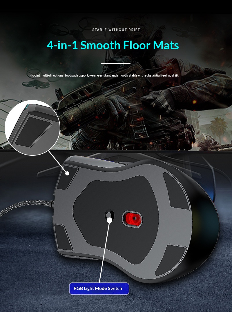 Digitex Digitex Wired FV509 Cool RGB Marquee Effect Oyun Bilgisayarı Toptan Mekanik Fare_voghion.com