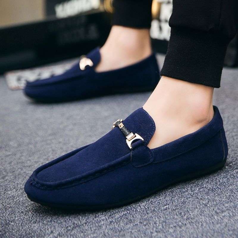 WalkPrime WalkPrime Slip-On Casual For Men, Suede Texture Loafers, Men's Driving Lazy Shoes_voghion.com