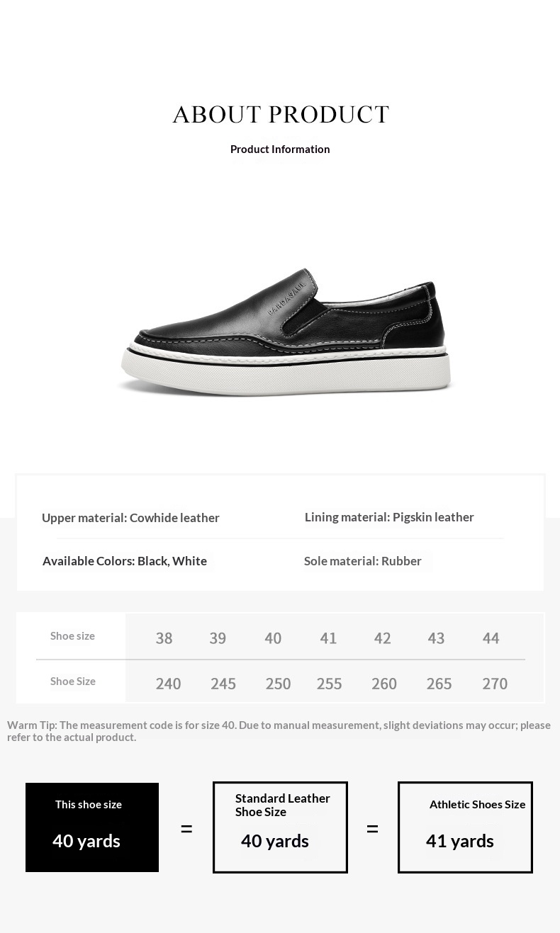 WalkPrime - Mocasines casuales cómodos sin cordones de piel auténtica con suela gruesa para hombre, suministro directo de fábrica, estación europea de primavera_voghion.com