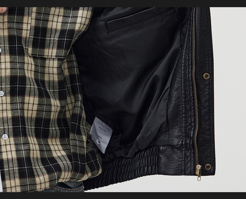 Giacca in pelle PU da pilota alla moda di strada europea e americana da uomo, alla moda, alla moda, in vendita all'ingrosso_voghion.com