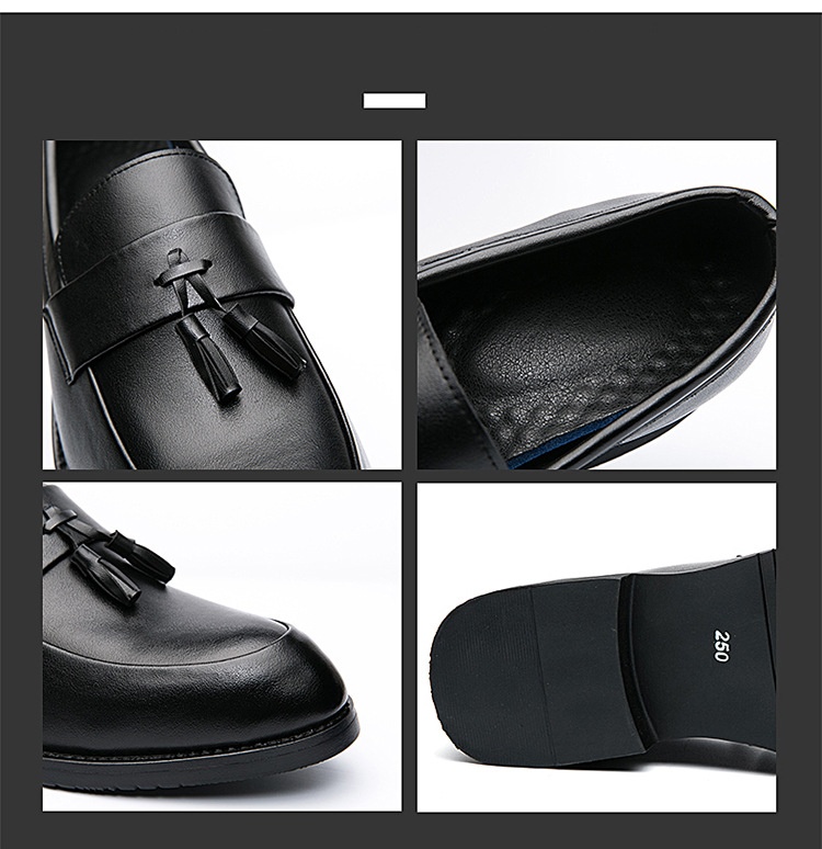 Voyage Voyage Slip-On Fashion Lazy Loafers Spring And Autumn New Tassel Pointed Toe Leather Personality Polished Casual Low-Top Shoes_voghion.com