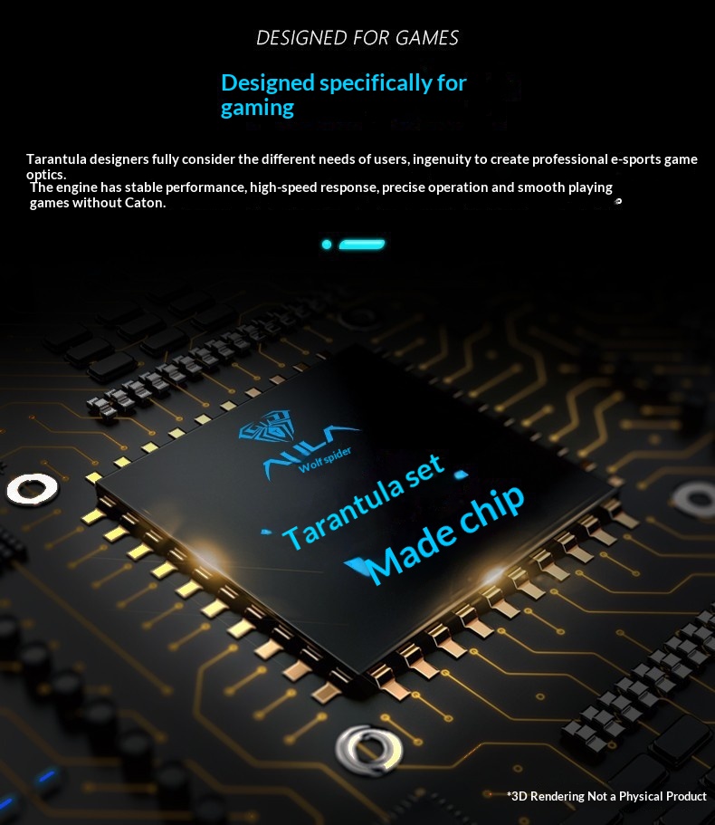 Digitex Digitex AULA/Wolf Spider S50 Gaming Wired E-sports USB Ro Programming PUBG Mouse_voghion.com