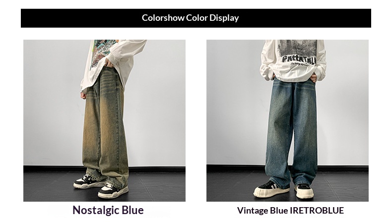 ragazzo Hip Hop europeo per uomo, stile autunnale e invernale, jeans larghi a gamba larga in stile americano, pantaloni cargo casual a gamba dritta_voghion.com