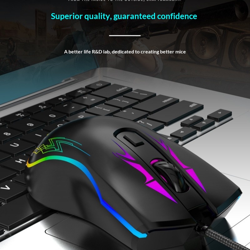 Digitex Digitex Wired FV509 Cool RGB Marquee Effect Oyun Bilgisayarı Toptan Mekanik Fare_voghion.com