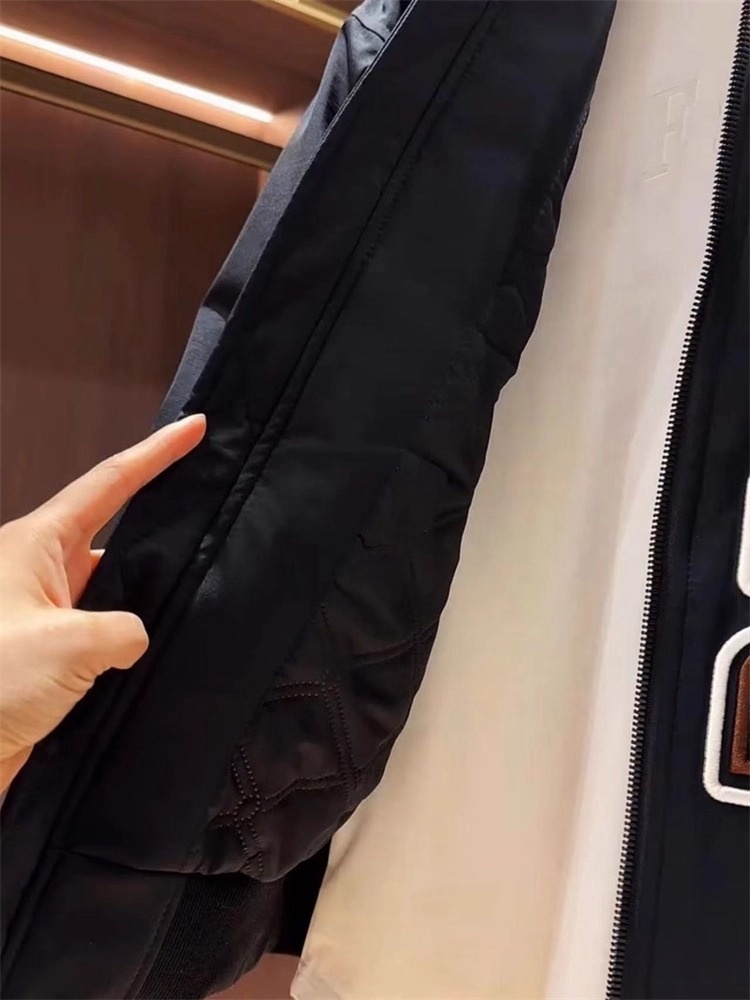 Giacca da baseball da uomo in cotone con scollo rotondo ricamato, stile americano, casual, calda, invernale, da uomo, di marca alla moda_voghion.com