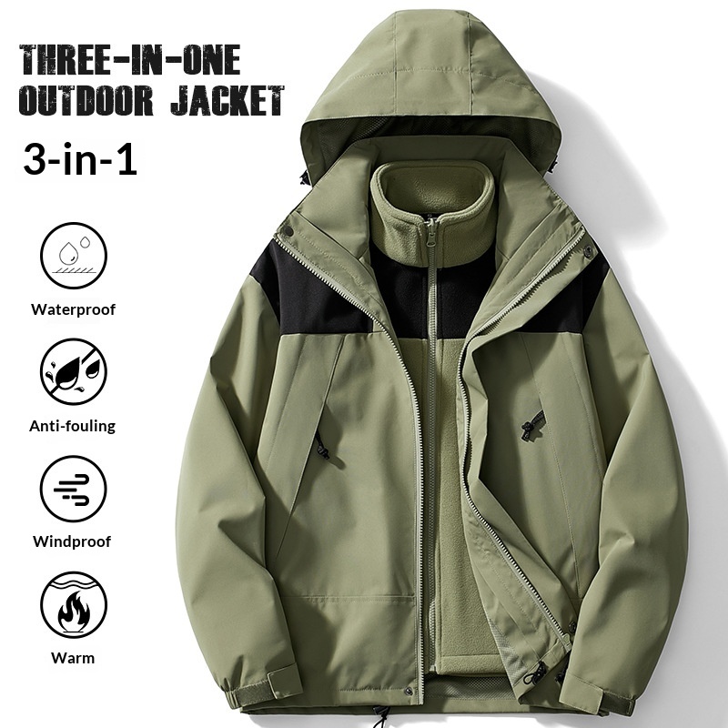 boy Boy 2025 New Outdoor Single Coat Jacket Casual Unisex Multi-color Group Purchase Three-in-One Thickened Top_voghion.com