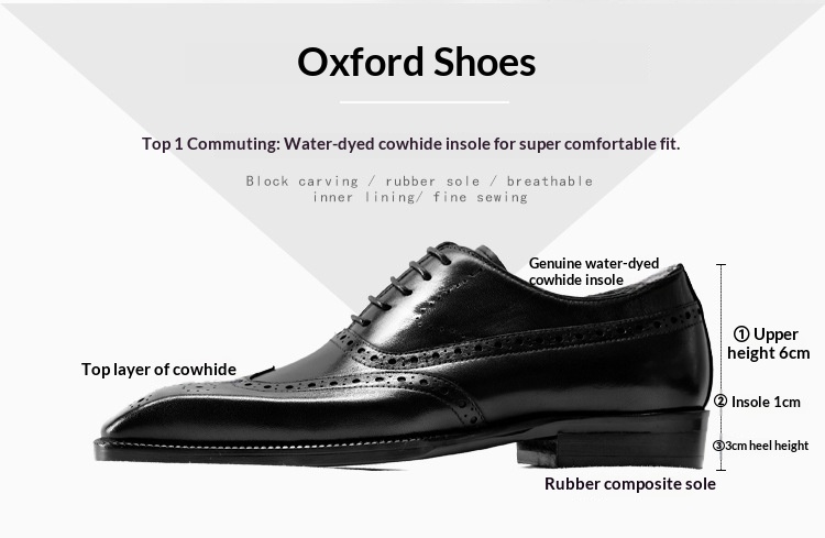 Zapatos Oxford estilo brogue para hombre, de piel de vacuno de alta gama, estilo británico, con punta cuadrada, forrados y estilo formal de negocios._voghion.com