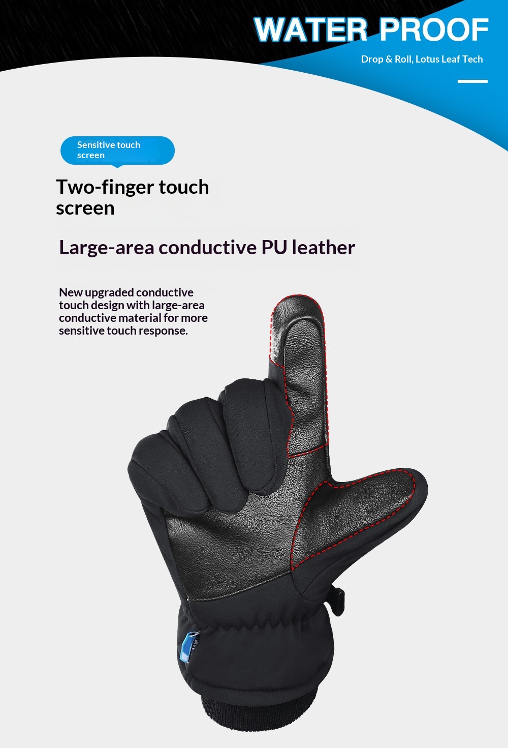 boy Boy Boy Outdoor Autumn Winter Men Women Cycling Ski Bicycle Cold-proof Thickened Touch Screen Sports Warm Gloves_voghion.com