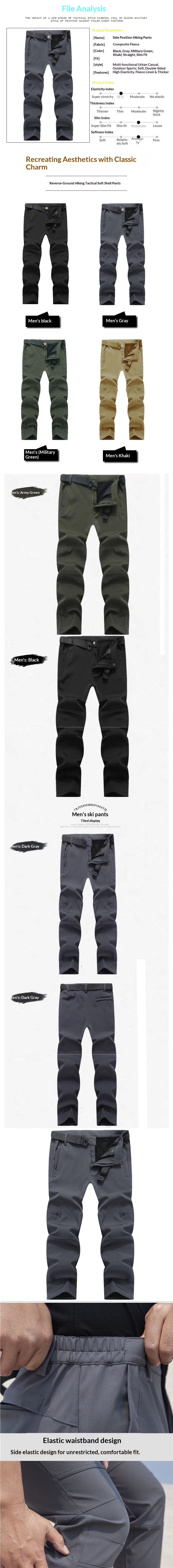 Outdoor-Tarnjacke für Damen und Herren, kältebeständig, 3-in-1, warm, wasserdicht, fleecegefüttert, Softshell für Herbst und Winter_voghion.com