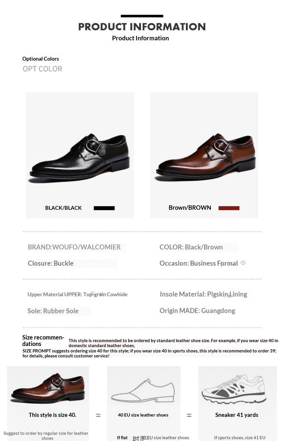 Voyage Herrenschuhe im britischen Stil mit Schnallenverschluss, trendig, aus hochwertigem Rindsleder gefertigt, Brogue-Schuhe, elegant und formell, spitz zulaufend._voghion.com