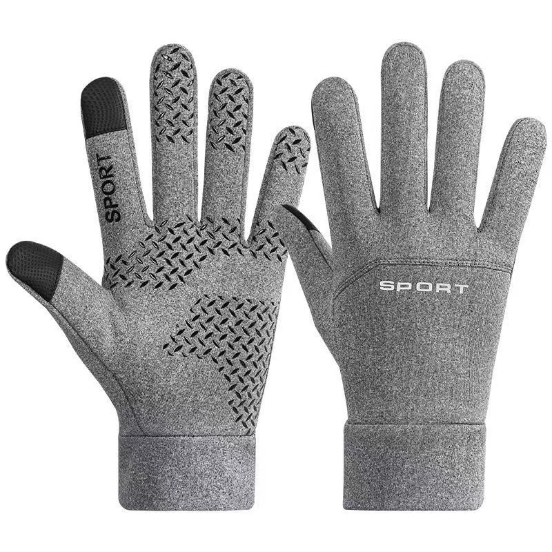 boy Boy Boy Outdoor Warm Gloves For Men, Autumn And Winter, Cycling Sports, Full Two Finger, Windproof, Waterproof, Cold Resistant,_voghion.com