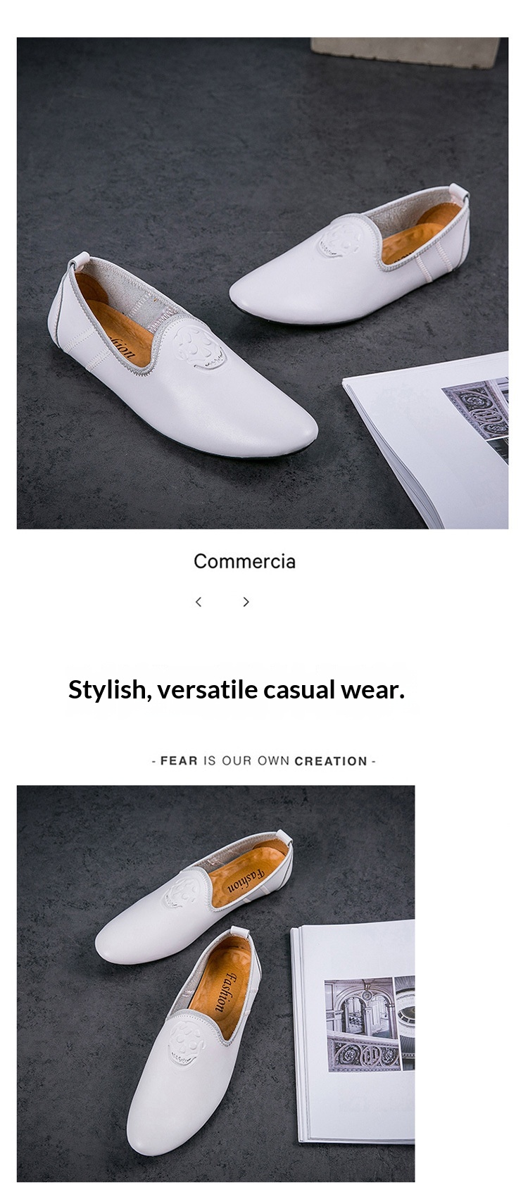 WalkPrime WalkPrime European Station Autumn Hairstylist Small Leather Skull Trendy New Men's Single Loafers Lazy Shoes Youth_voghion.com