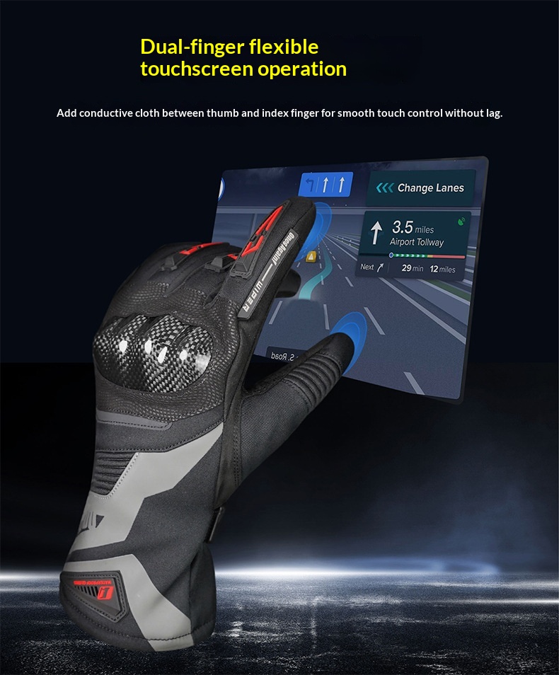 OnesAgain Motorrad-Winterhandschuhe für Herren, lang, wasserdicht, winddicht, warm, für Damen und Herren – Anti-Drop-Handschuhe_voghion.com