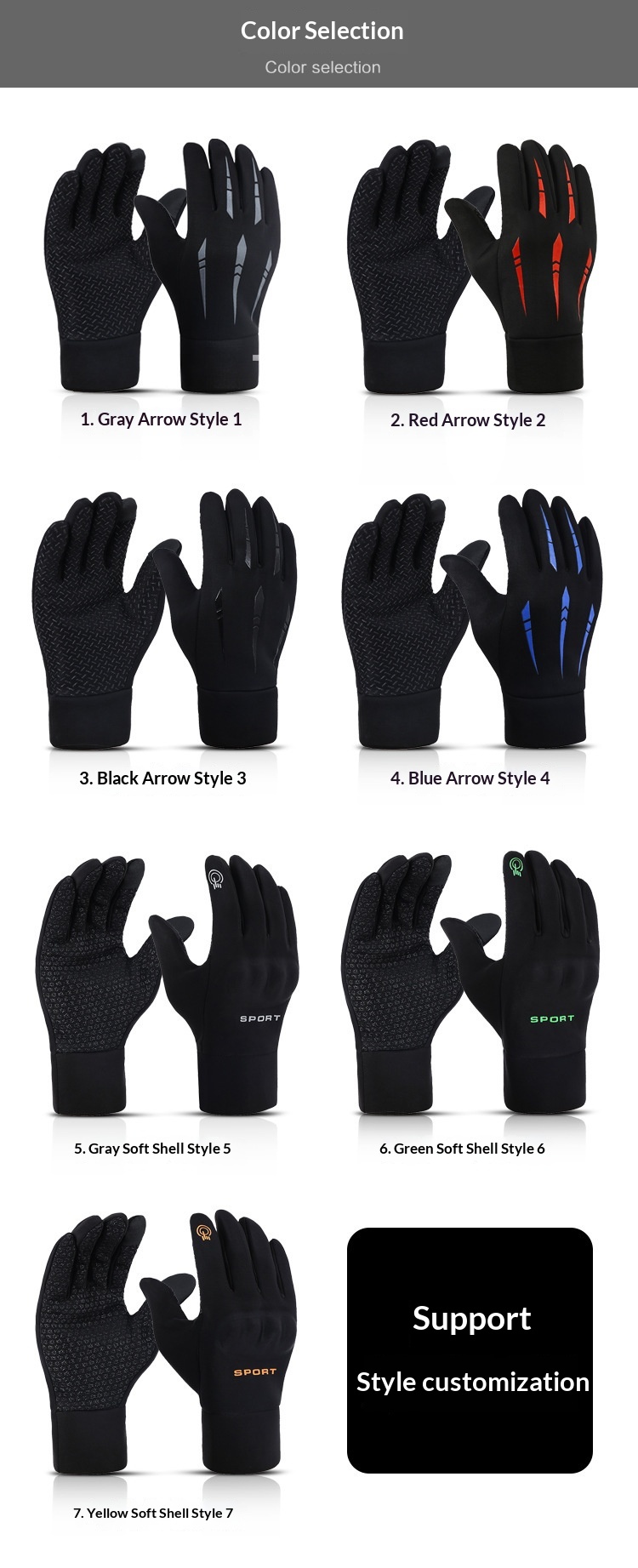 Junge Junge Junge Männer und Frauen Radfahren Warm Herbst Winter Winddicht Kältedicht Motorradfahren Fahrradfahren Skifahren Vollständiger Finger-Touchscreen_voghion.com