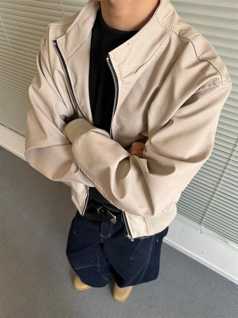 Giacca in pelle PU retrò da uomo, nuovo marchio alla moda primavera autunno, stile di strada europeo e americano, elegante motocicletta_voghion.com