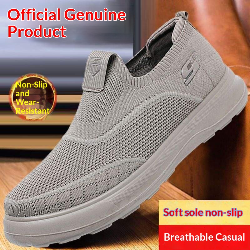 WalkPrime WalkPrime Vente nationale USA Kaiqi Chaussures de tennis d'été pour hommes, respirantes, décontractées, à semelle souple, antidérapantes et ajourées_voghion.com