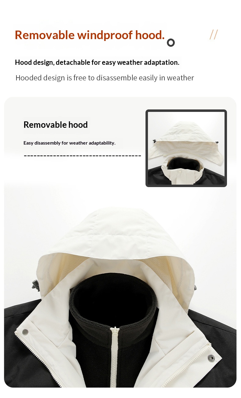 boy Boy 2025 New Outdoor Single Coat Jacket Casual Unisex Multi-color Group Purchase Three-in-One Thickened Top_voghion.com