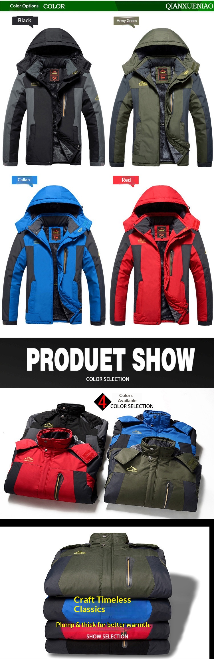 ragazzo Ragazzo 2025 Nuovo transfrontaliero di grandi dimensioni da uomo, giacca a vento spessa foderata in pile, sport all'aria aperta, caldo alpinismo_voghion.com