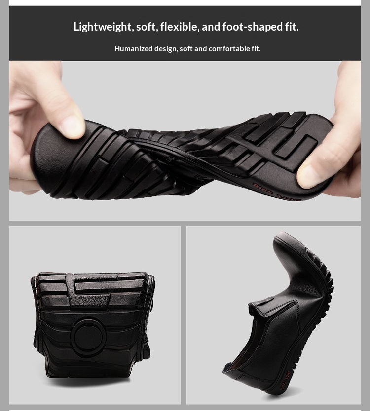 Voyage Voyage Autumn PU Leather Shoes Soft Sole Slip-On Loafers Men's Breathable Comfortable_voghion.com