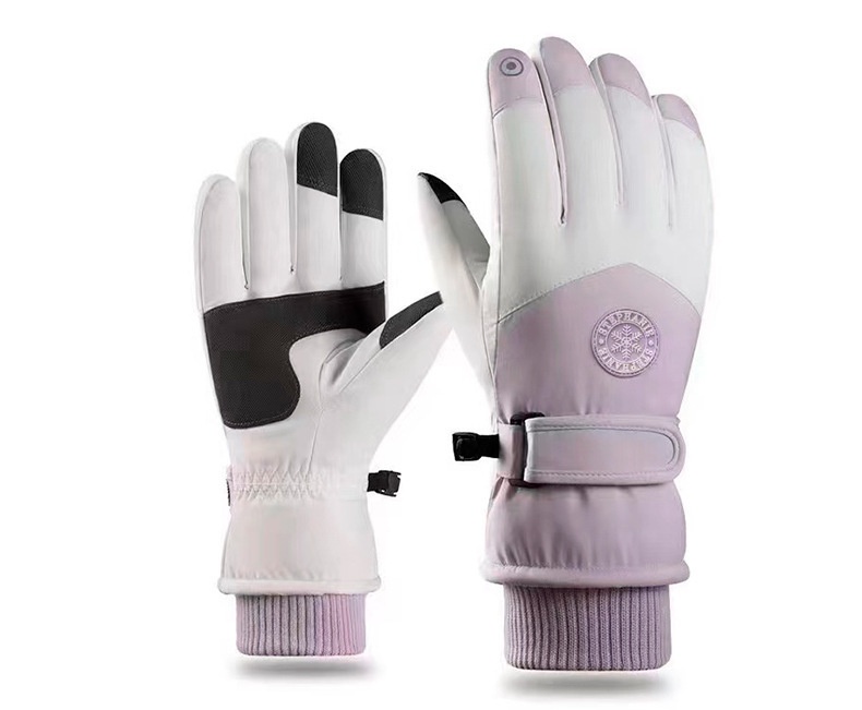 Guanti invernali da donna, caldi, foderati in pile, spessi, per sci, ciclismo, touchscreen, moto, antifreddo, impermeabili, carini, per adulti_voghion.com