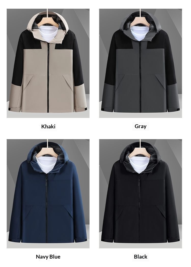 Jungen Softshelljacke mit Print, Herbst/Winter, dünn/dick, fleecegefüttert, 3-in-1, hochwertige Arbeitskleidung mit Print und Stickerei_voghion.com