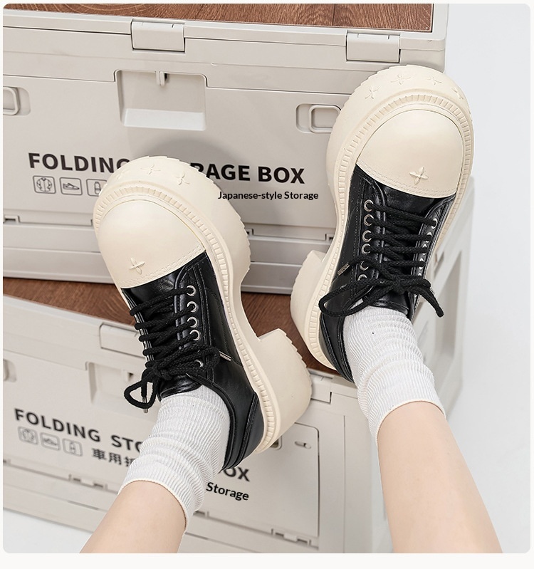 Voyage Voyage En stock Cross Flower Wilderness Derby pour femmes Mocassins à plateforme à semelle épaisse Nouvelles chaussures à lacets à bout unique_voghion.com