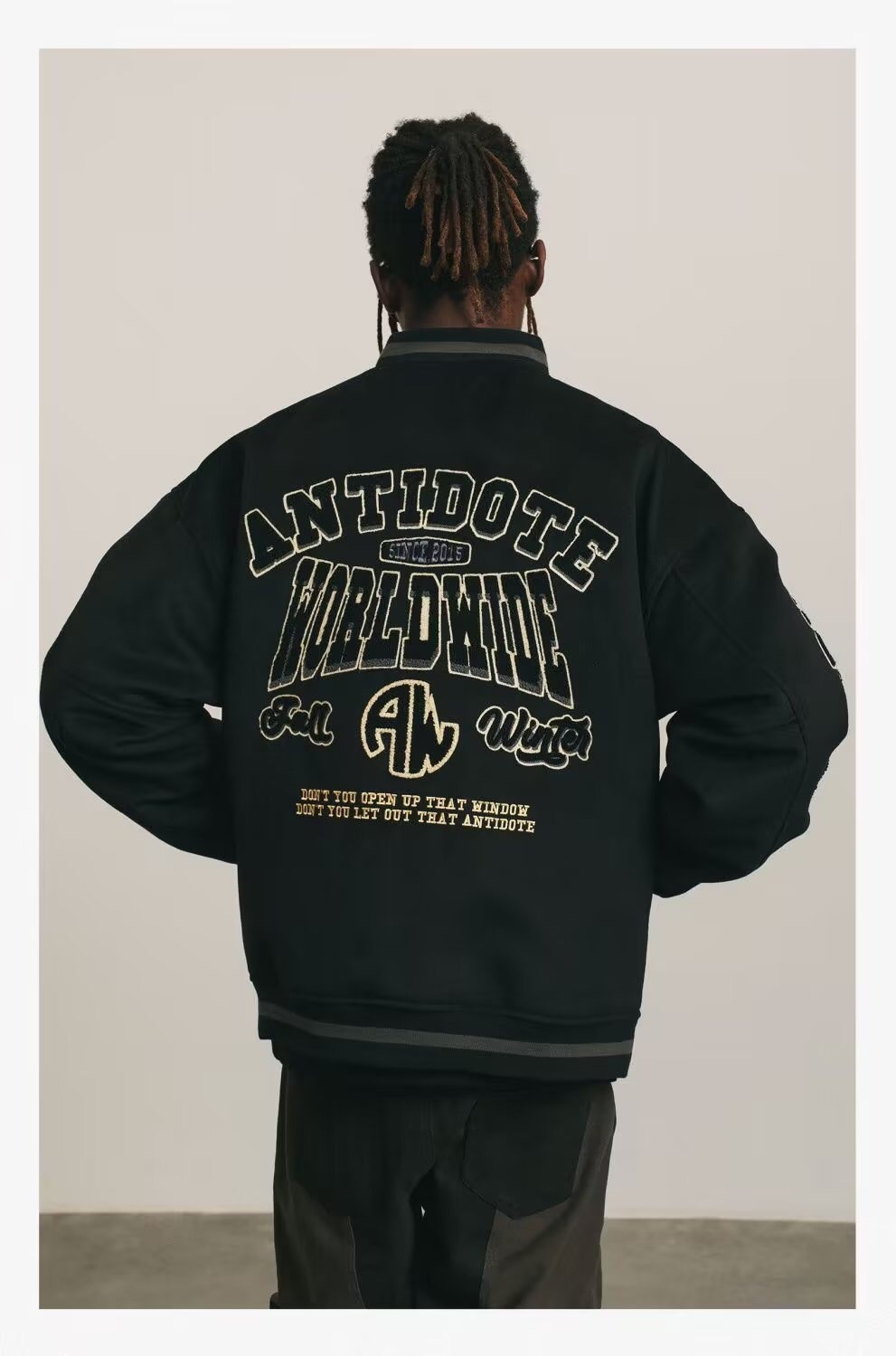 boy 2025 American Street Hip-Hop Tweed Baseball Men's Autumn Winter Floating Fashion Casual Jacket_voghion.com