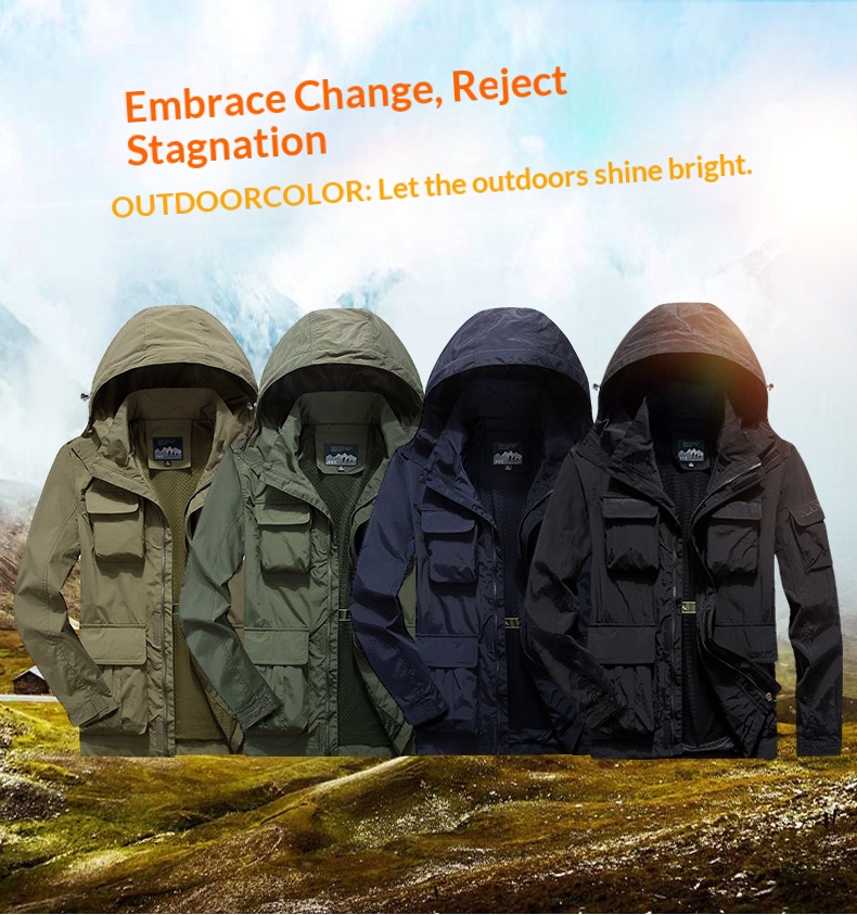 Veste homme Boy Cross-Border grande taille, séchage rapide, coupe ample, imperméable et coupe-vent pour sports de plein air_voghion.com