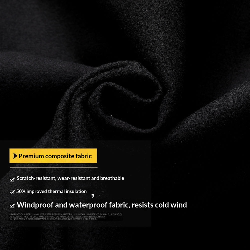 Dreifarbige Winterjacke für Jungen, Fleecegefüttert, dick gefüttert, wasserdicht, winddicht, warm, für Outdoor-Arbeit_voghion.com